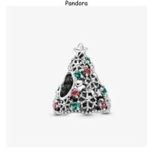 NEW Pandora Glitter Christmas Tree Charm